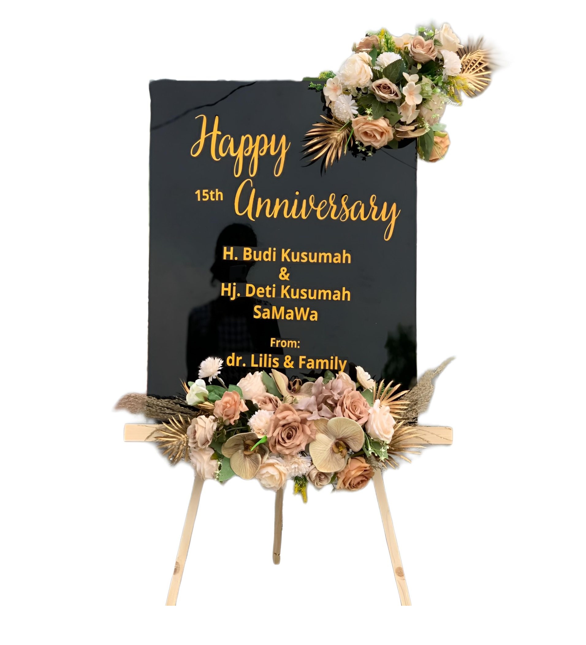 Papan Bunga Akrilik Wlingi